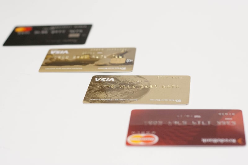 Credit card and money